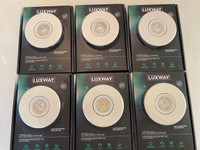 6 New Luxway Dimmable LED Recessed Fixture 4"
