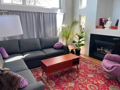 Two private, spotless rooms with private bathrooms available for short-term stays (2–27 nights) in a...