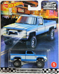 Hot Wheels Boulevard 1/64 '83 Chevy Silverado 4x4 Diecast Car