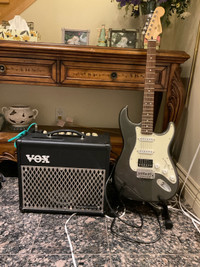 Guitar and Amplifier 