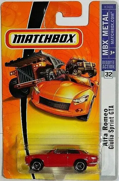 Matchbox 1/64 scale Alfa Romeo Giulia Sprint GTA diecast car new sealed, $20. Pickup in north Ajax,...