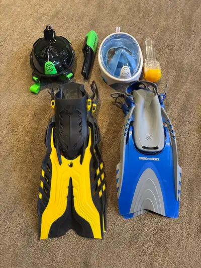 Swimming Masks and Fins, View more