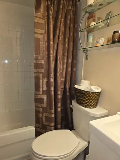 Fully furnished short term rental large bright airy room with all the necessary amenities