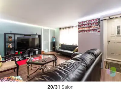 Dans un quartier résidentiel et calme, ce 4 et ½ en semi-sol saura vous séduire avec : • 2 places de...