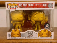 Funko POP! WWE - Ric and Charlotte Flair Golden 2-Pack 