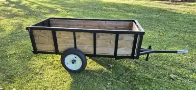 Heavy-duty ATV trailers are ideal for hauling firewood. The interior dimensions are 36 inches in wid...