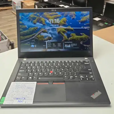 Laptop Lenovo T480 i5-8350u 3,6Ghz 8Go DDR4 SSD 256Go NVMe HDMI, View more