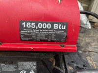 Universal Forced Air Heater 165 000BTU