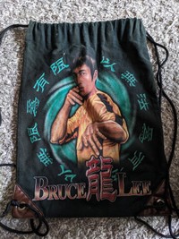 Bruce Lee Vintage Reversible Sackpack