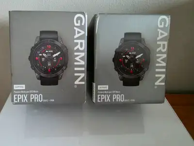 ***BRAND NEW ***SMART GPS WATCHES - FITNESS TRACKER ***GARMIN EPIX PRO ***GEN2 ***47mm ***SAPPHIRE E...