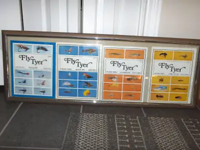 FLY TYER Magazines Under Glass & Framed, View more