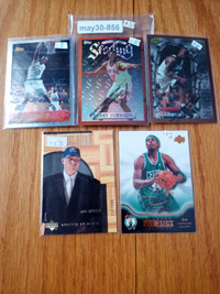 Basketball insert numbered rookie refractor lot Marbury Walker