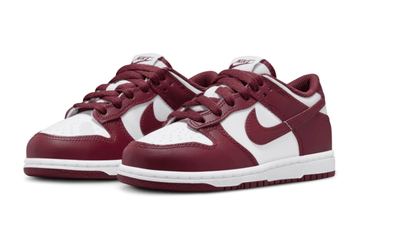 Nike Dunk Low Size 6Y BNIB White/Gym Red/Redwood NEW, View more