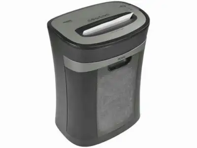 Good condition. Heavy duty 14 page cross cut shredder. Serious piece of equipment.