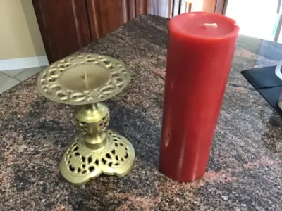 FANCY a candle holder + candle, View more