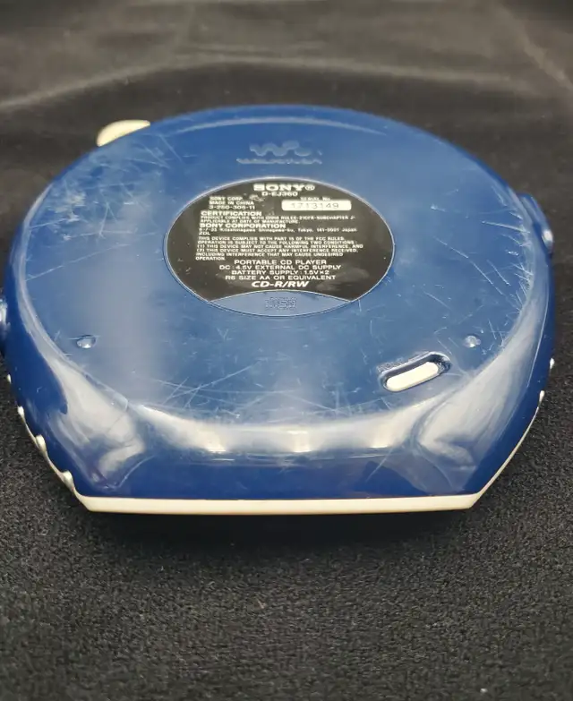 SONY D-EJ360 BLUE CD WALKMAN PSYC G-PROTECTION TESTED WORKING533465073766912002