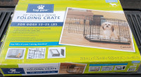 24" Folding Dog Crate $75