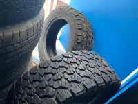 Two General Grabber 275/60R20 snow rated tires 