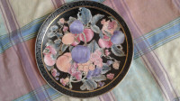 Vintage chinese florentine porcelain decorating plate