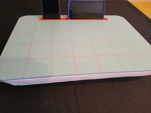 Portable Padded Laptop Lap Desk, Tray with tablet, phone slot in Laptops in Calgary