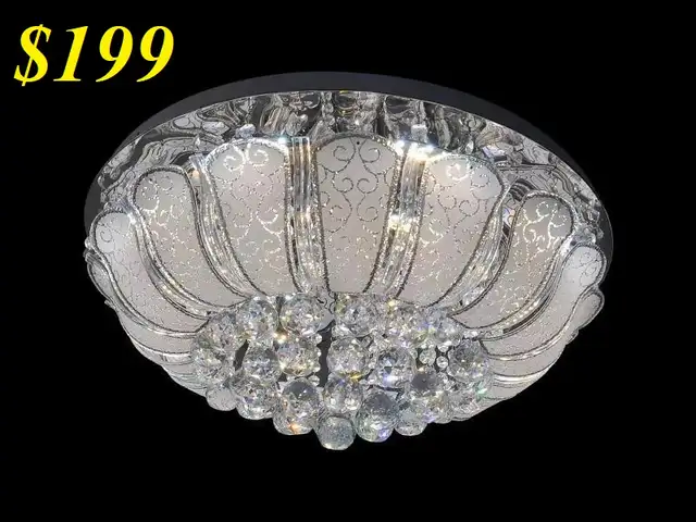 Real Crystal Chandeliers / Vanity Lights in Indoor Lighting & Fans in Oakville / Halton Region - Image 5