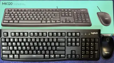 Logitech Keyboard & Mouse Combo, View more