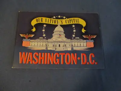 1940/50's PICTURE BOOKLET-WASHINGTON D.C., OUR NATION'S CAPITAL, View more