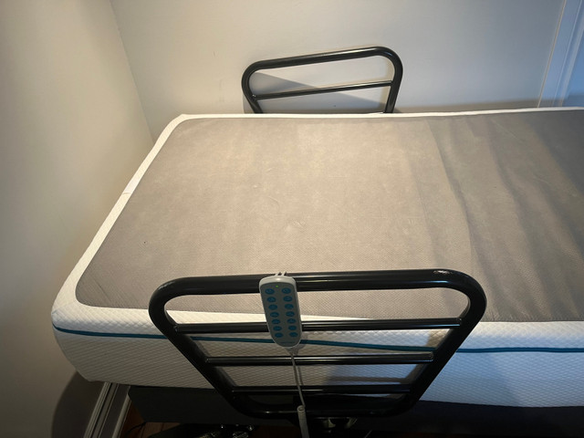 NOUVEAU lit électrique simple ajustable / single bed adjustable dans Lits et matelas  à Ville de Montréal - Image 3