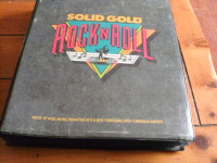 SOLID GOLD ROCK AND ROLL CASSETTE TAPE COLLECTION