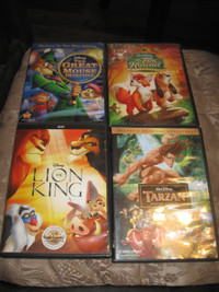 Disney Fox & Hound Great Mouse Detective Lion King Tarzan DVD
