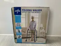 Folding walker brand new pliable marcheur neuf 