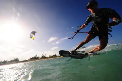 Learn kiteboarding in Toronto or area - location depending of the winds. The 2h landsession usually...