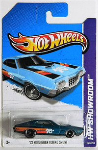 Hot Wheels 1/64 '72 Ford Gran Torino Sport STH Diecast