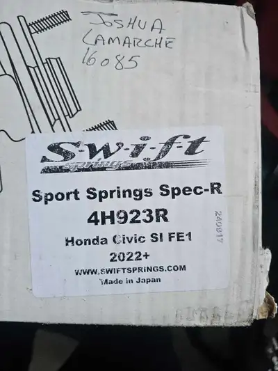 Brand new. Never used. Still have stickers in box. Bought. These for my. 24 si. Car got rear-ended a...