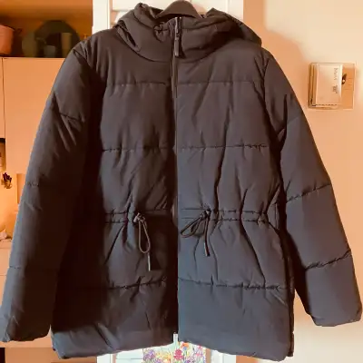 H&M women’s black parka size M , View more