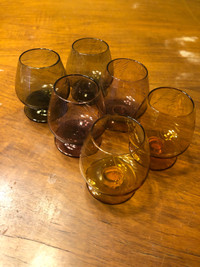 Vintage Small snifter glasses 