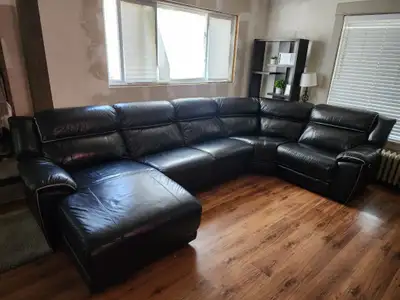 LEATHER SECTIONAL, View more