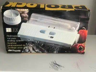 Decosonic ProLock Professional Vacuum Sealing System – NEW, View more