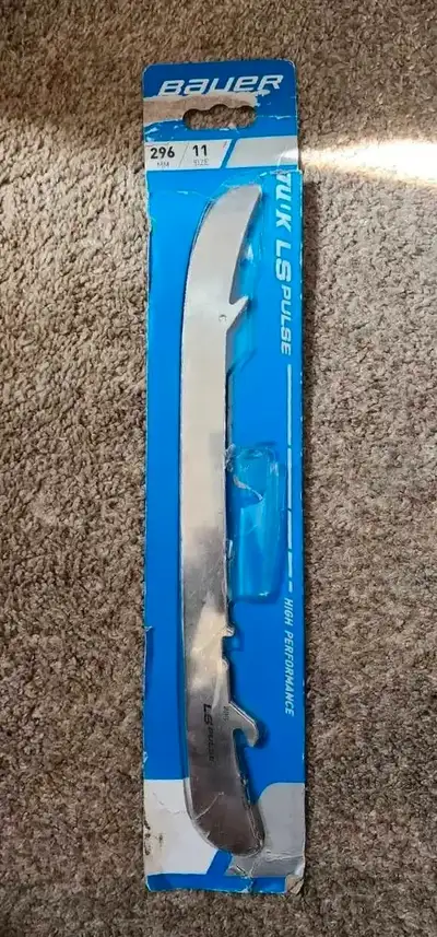 New! Bauer TUUK LS Pulse Edge Runner Skate Blade Size 11 - 296, View more