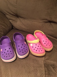 Girls Crocs size 12 $10/pair