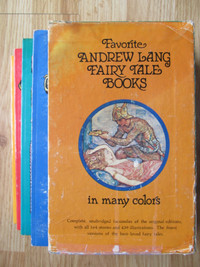 Favorite Andrew Lang Fairy Tale Books, in many colors – 1965