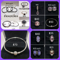 Authentic Pandora Charms, Bracelets and Rings