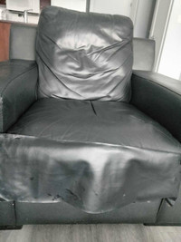 Leather sofa 2 pieces 