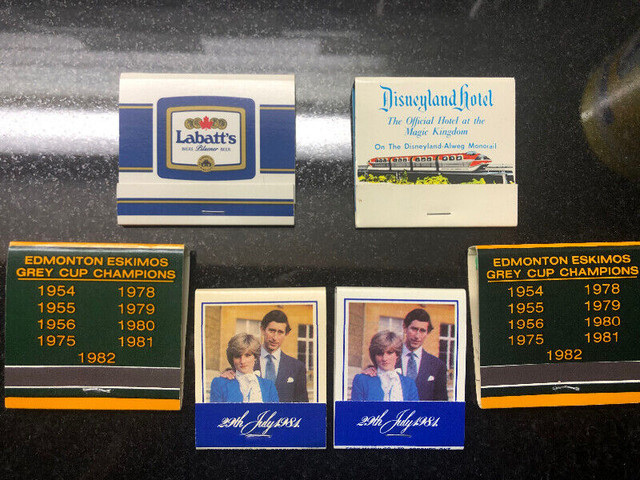 Lady Diana  prince Charles wedding matches  $17 in Arts & Collectibles in Strathcona County - Image 3