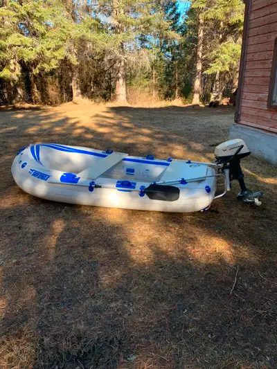 Selling a Sea Eagle 8 inflatable boat, Motor not included. In perfect condition no leaks or patches....