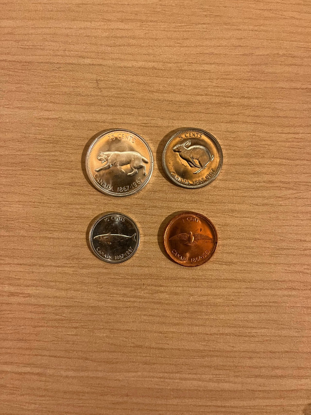 Canadian 1967 Centennial Coins dans Art et objets de collection  à Laval/Rive Nord
