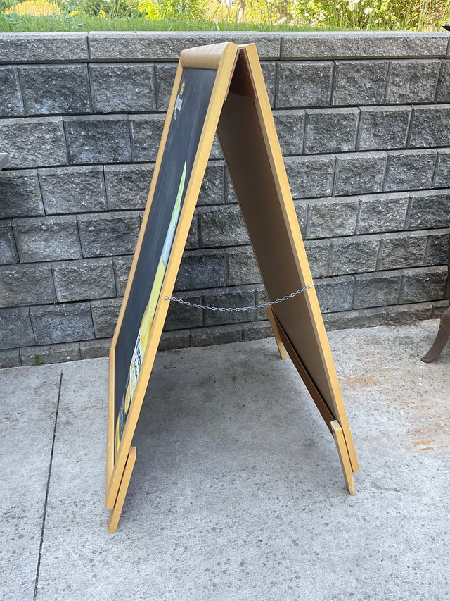Double-Sided Chalkboard Easel $90 in Other Business & Industrial in Trenton - Image 2