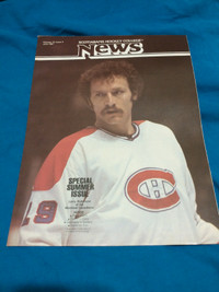 June 1981 Scotiabank Hockey College News Larry Robinson