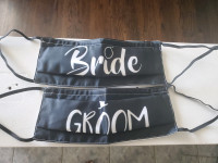 Brand New Bride and Groom Wedding Masks 