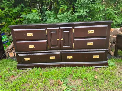 Wood Bedroom Furniture Set – Dressers, Chest, bed frame, View more